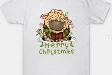 cow christmas, cow, cows, farm, farming, i love cows, kids funny, merry christmas, xmas tshirt