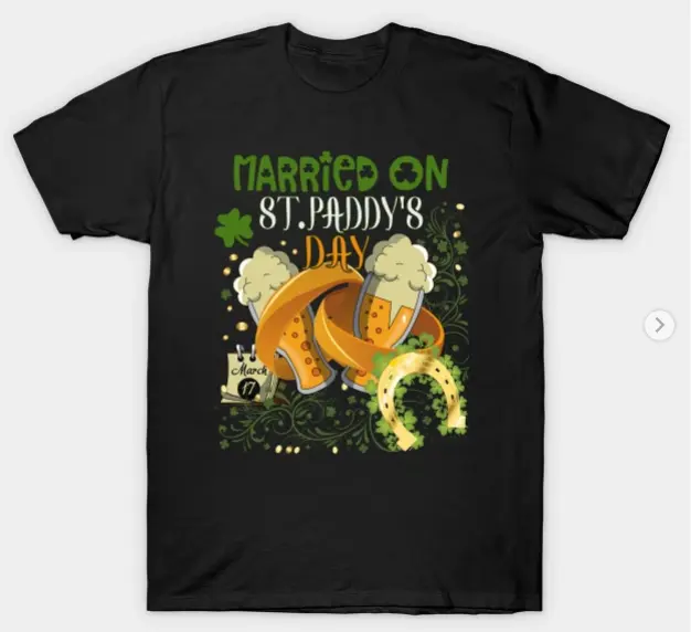 st patricks day couples, bachelorette party, bachelor party, funny couples, funny st patricks day, lucky shamrock, married couple, married couples, shamrock, st paddys day, st patricks day, wedding day, wedding party, anniversary gift for couple, anniversary gift for wife shirt