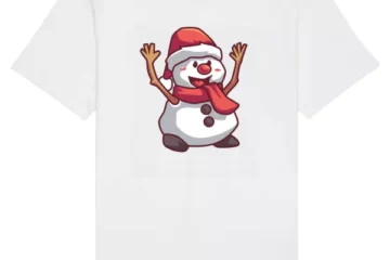 tricou personalizat om de zapada design pentru copii si adulti copii de craciun 4