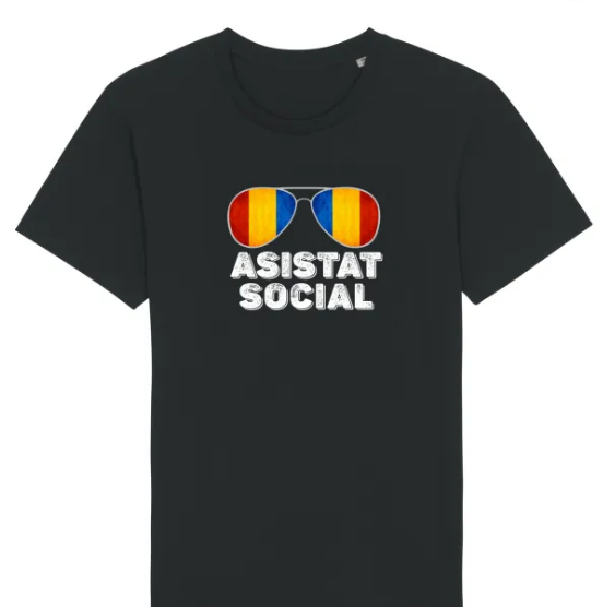 Tricou personalizat Tricou de Asistat Social- Barbat