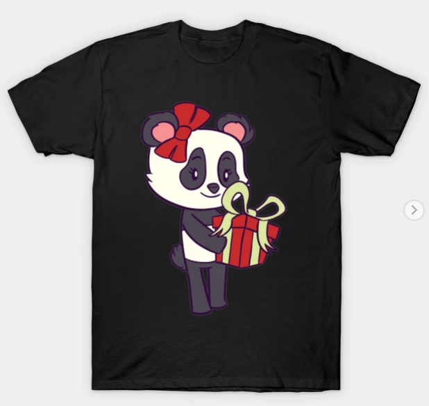 cute panda, baby panda, birthday, christmas, girl panda, panda, panda bear, panda lover shirt