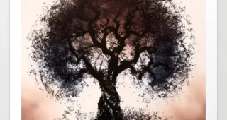 Tree Of Life Modern Ink Art #22 Art Print