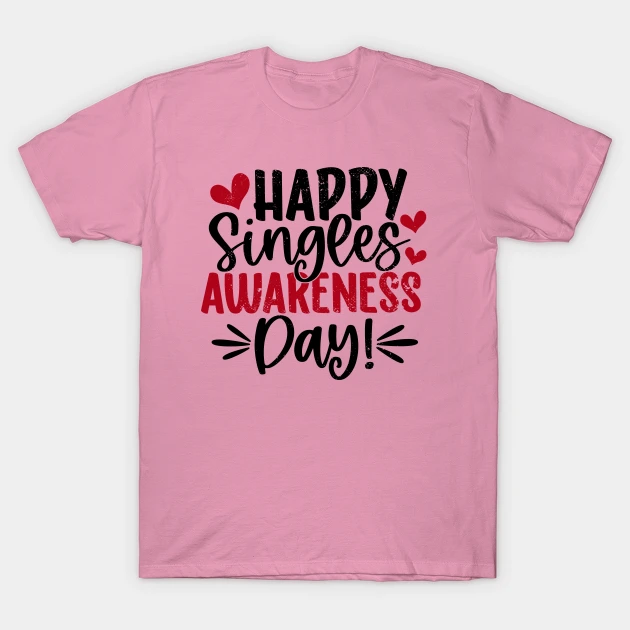 Anti Valentines Day No Cupid Happy Singles Awareness Day T-Shirt