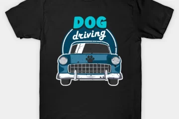 dog driving a car retro vintage i'm not old i'm classic t shirt