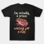 i'm actually a prince waiting for a kiss valentines day humor t shirt