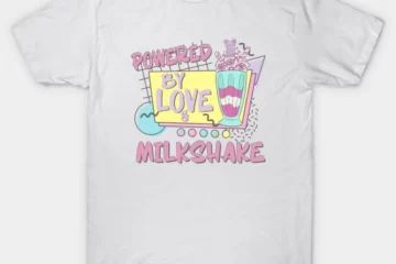 milkshake retro 80s 90s couples who loves milkshakes t shirt