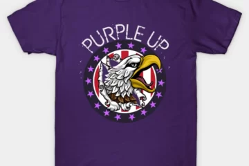 purple up military child purple up eagle for military kids t shirt