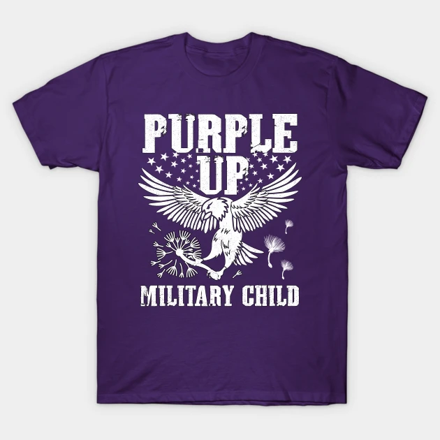 Purple Up Military Child We Wear Purple Military Child T-Shirt