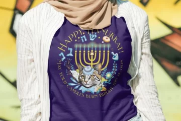 happy hanukkat hanukkah shirt women