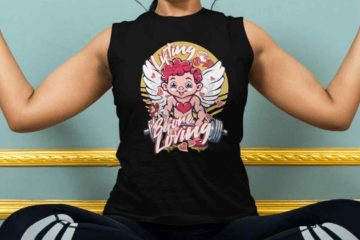 Cupid Weightlifting Gym Funny Valentines Day tank top