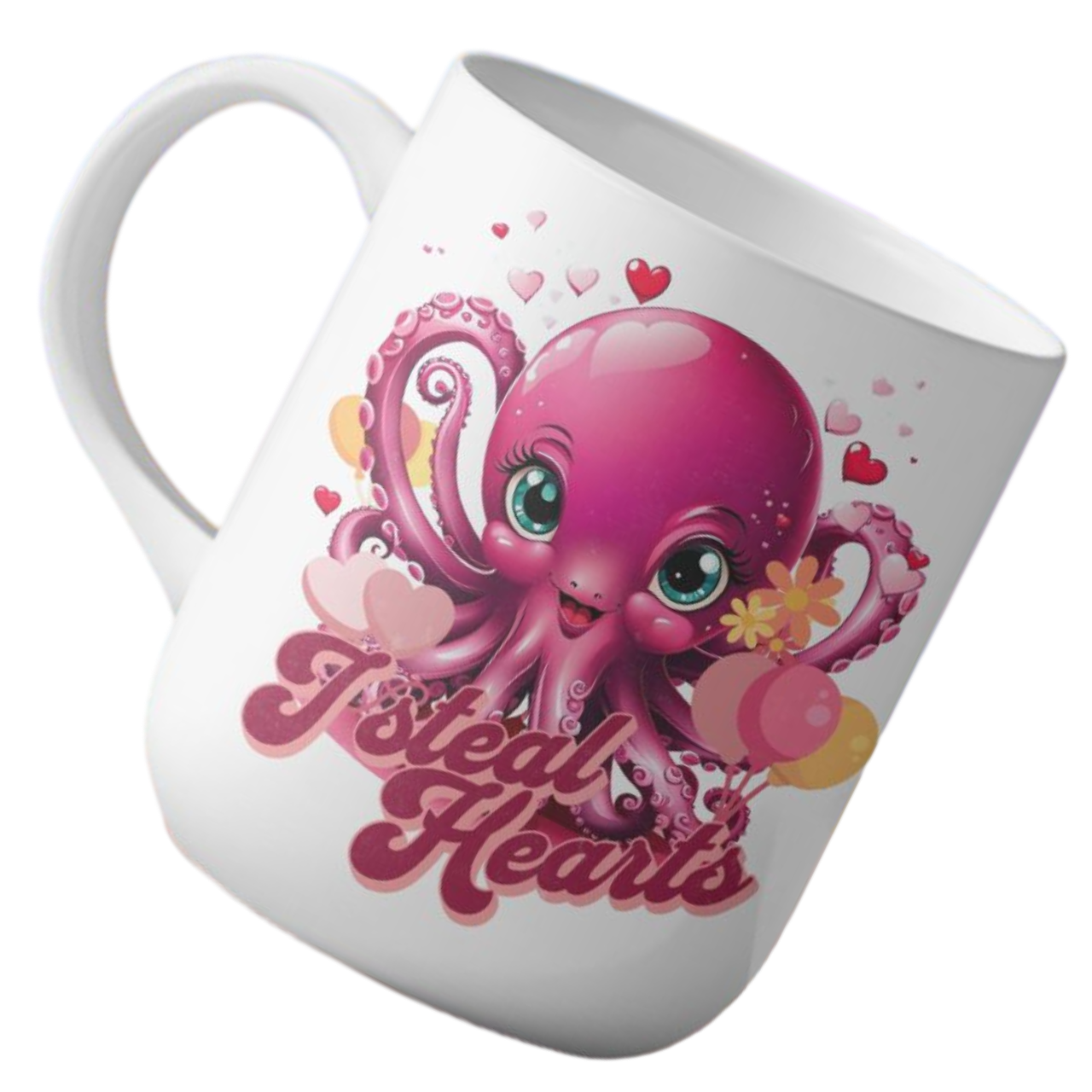 octopus valentines day mug