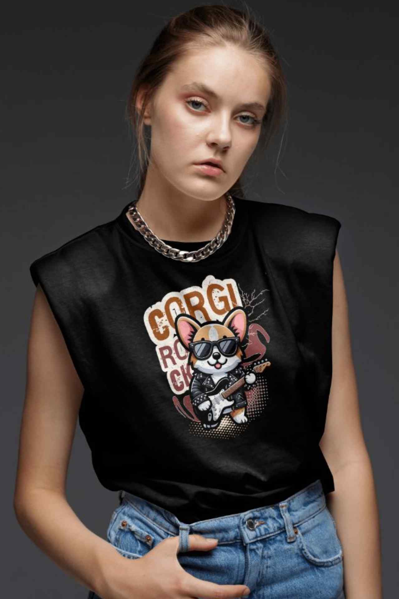 Corgi Rocker Cool Musician Shirt: The Ultimate Fashion Statement for Dog Lovers